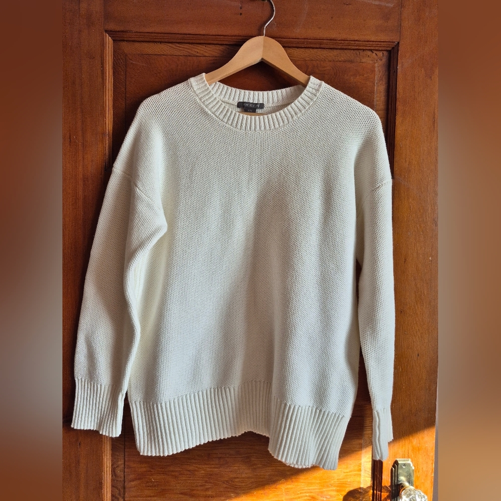 100% Cotton Knit Sweater By Matty M